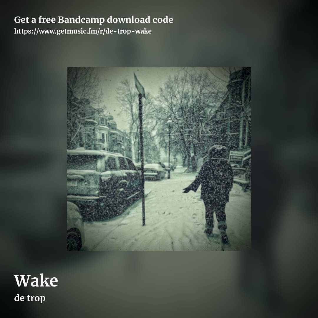 Wake by de trop, square promo share image