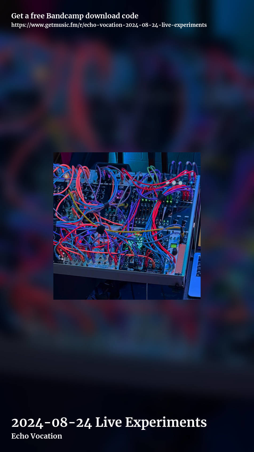 2024-08-24 Live Experiments by Echo Vocation, story promo share image