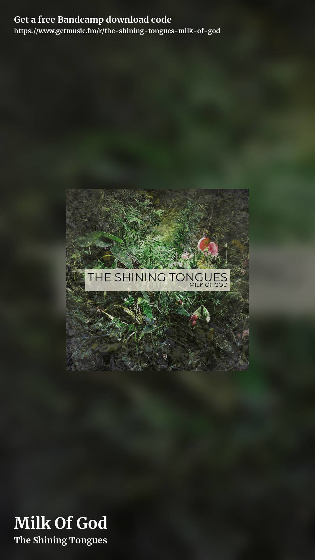 Milk Of God by The Shining Tongues, story promo share image