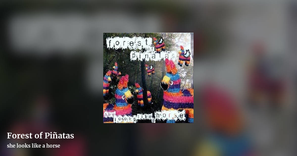 Forest of Piñatas by she looks like a horse, landscape clean share image