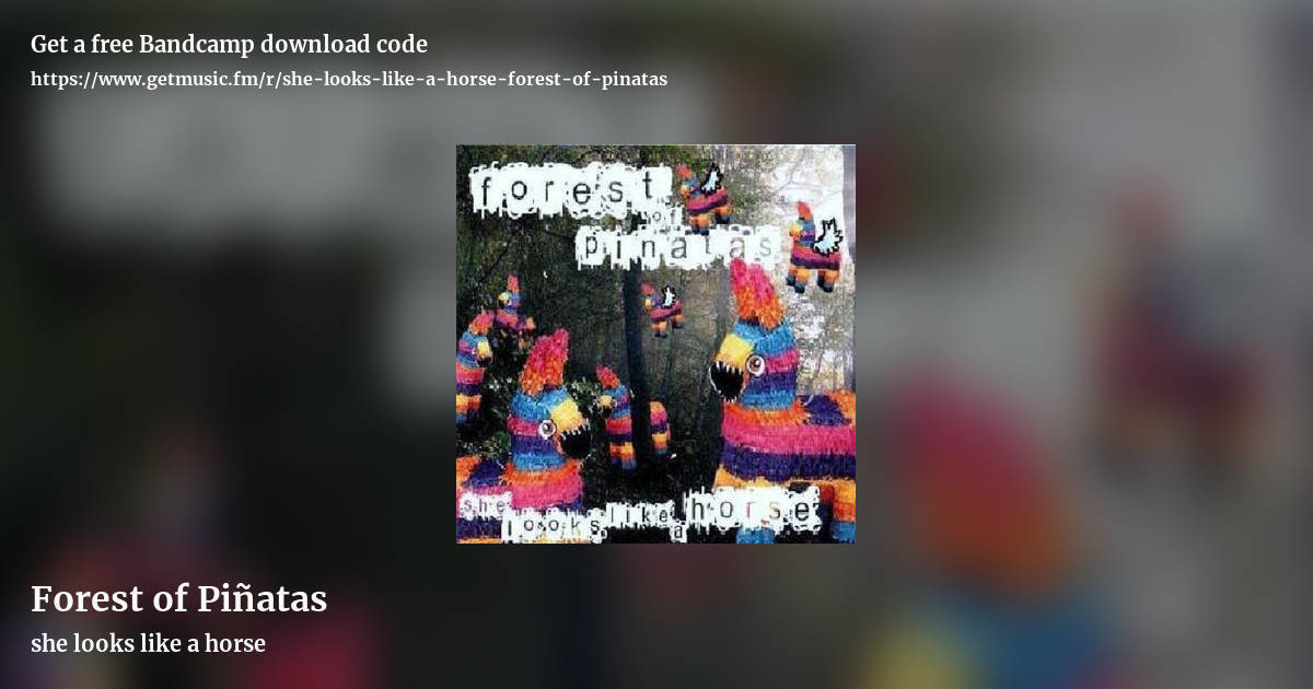 Forest of Piñatas by she looks like a horse, landscape promo share image