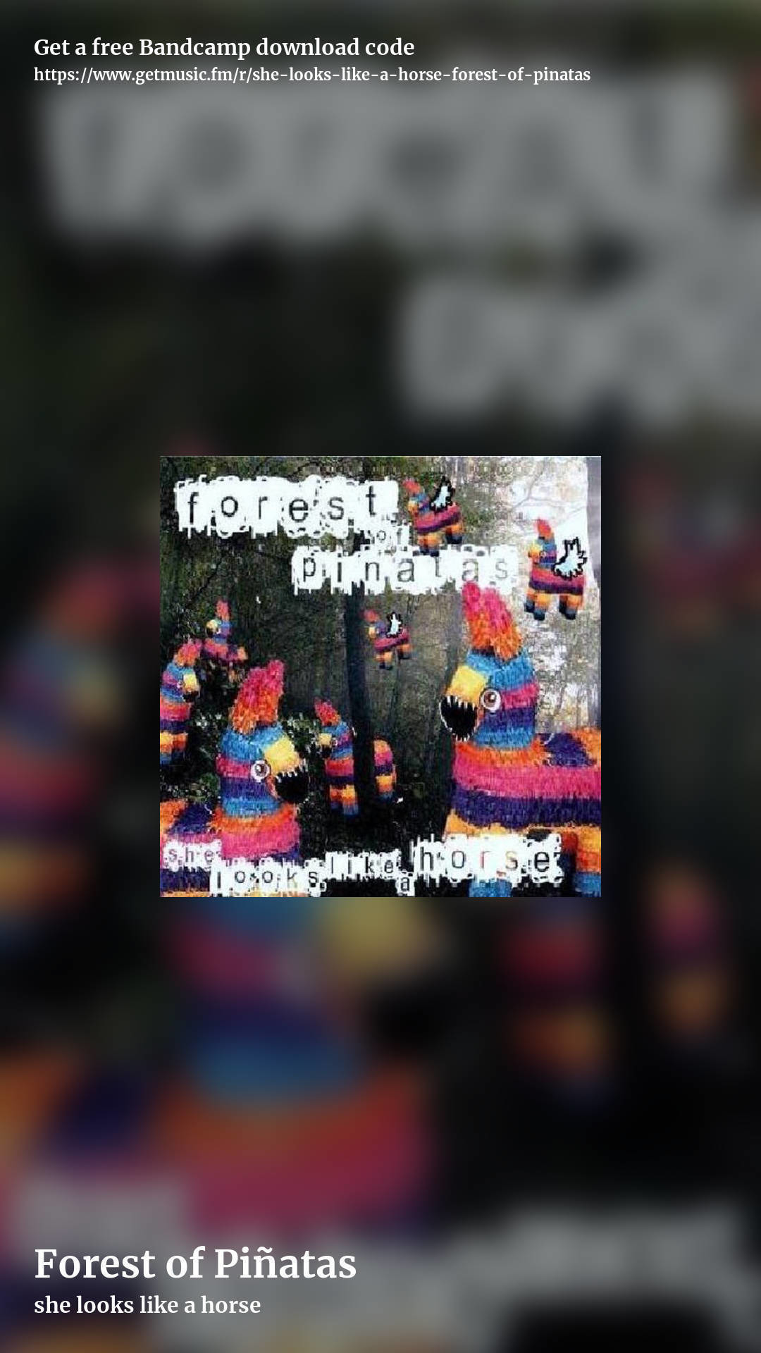 Forest of Piñatas by she looks like a horse, story promo share image