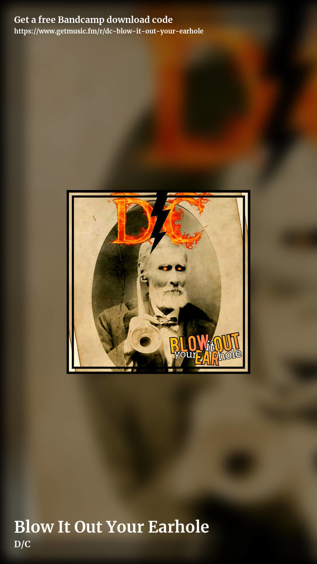 Blow It Out Your Earhole by D/C, story promo share image