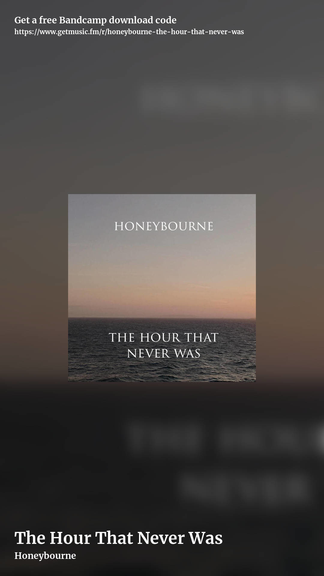 The Hour That Never Was by Honeybourne , story promo share image