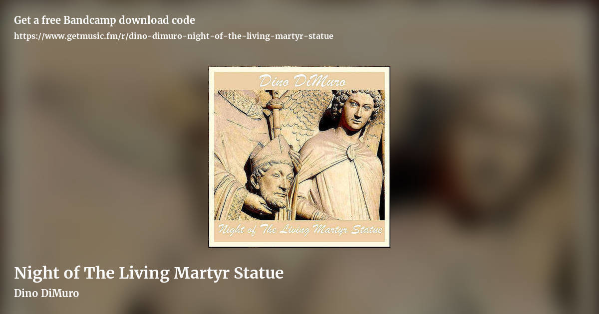 Night of The Living Martyr Statue by Dino DiMuro, landscape promo share image
