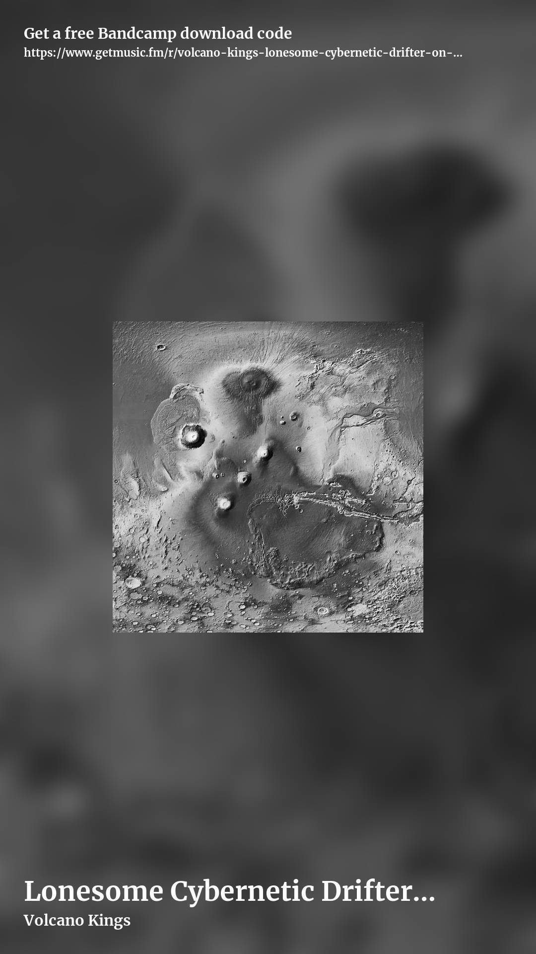 Lonesome Cybernetic Drifter on Mars (or Lo-Fi  Morricone-esque in Space) by Volcano Kings, story promo share image