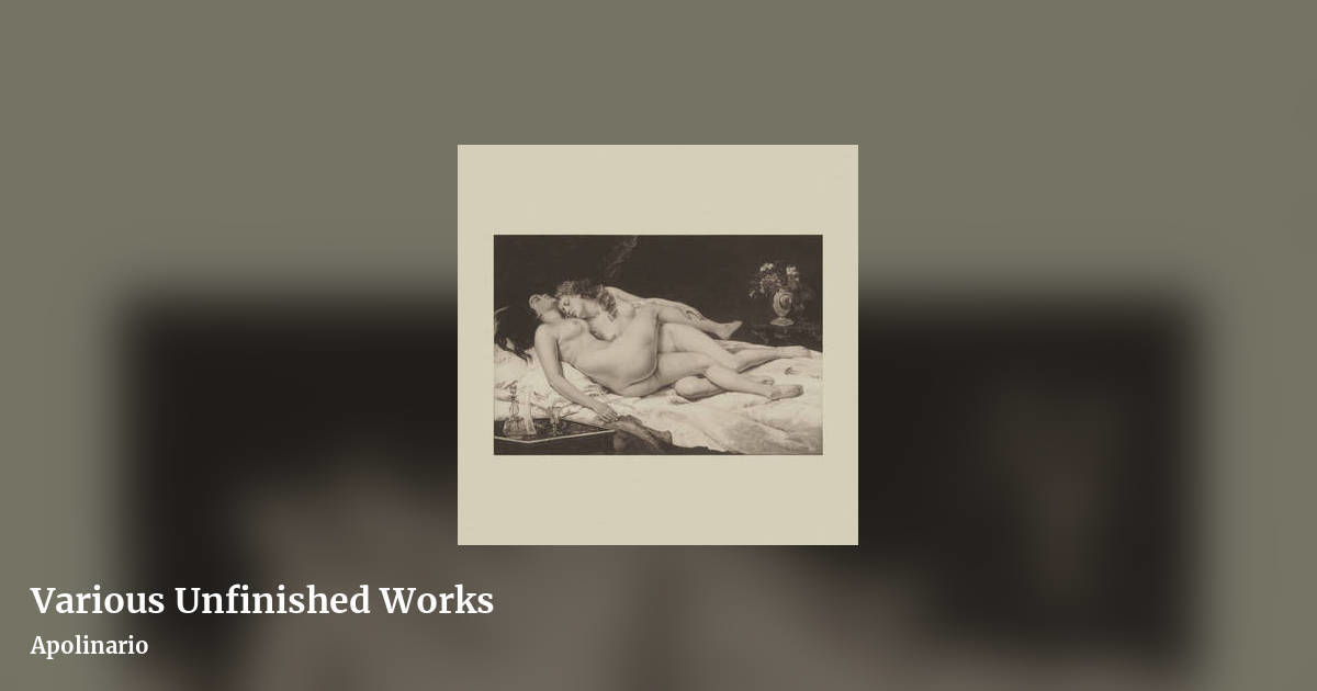 Various Unfinished Works by Apolinario, landscape clean share image