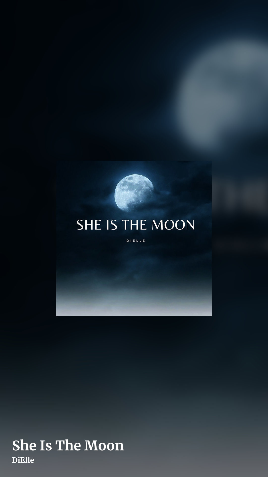 She Is The Moon by DiElle, story clean share image