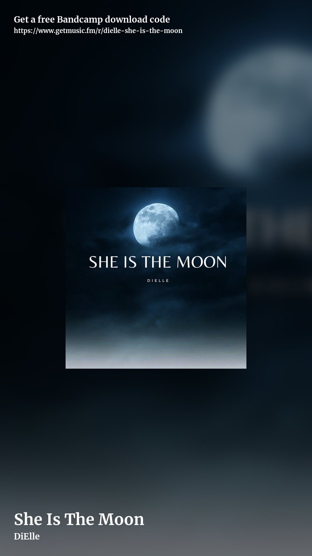 She Is The Moon by DiElle, story promo share image
