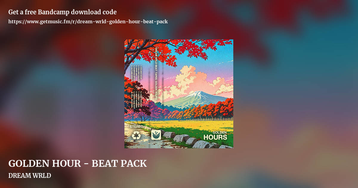 GOLDEN HOUR - BEAT PACK by DREAM WRLD, landscape promo share image