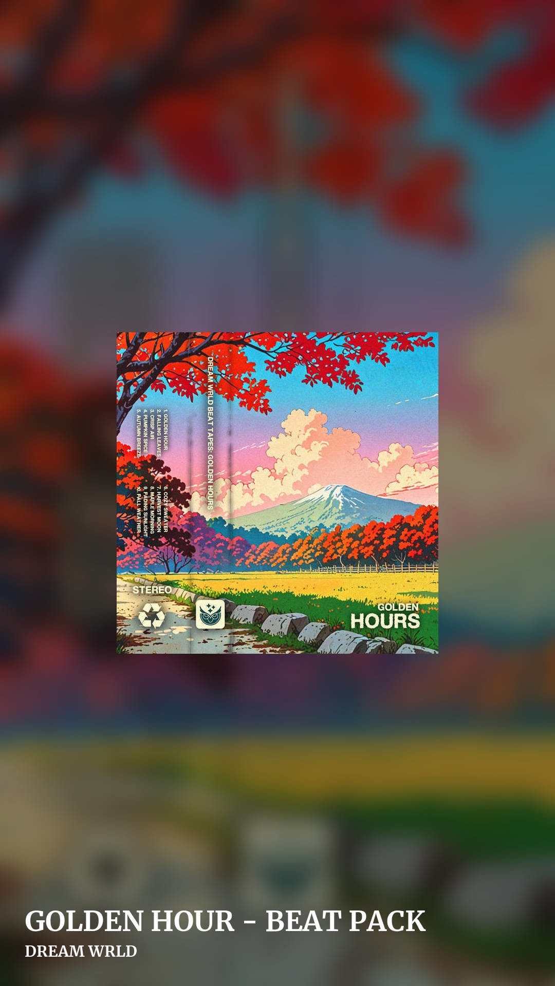 GOLDEN HOUR - BEAT PACK by DREAM WRLD, story clean share image
