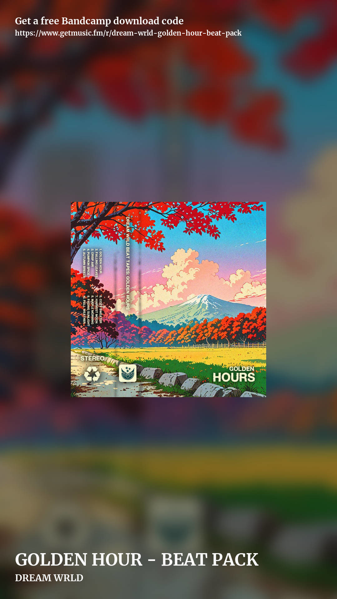 GOLDEN HOUR - BEAT PACK by DREAM WRLD, story promo share image