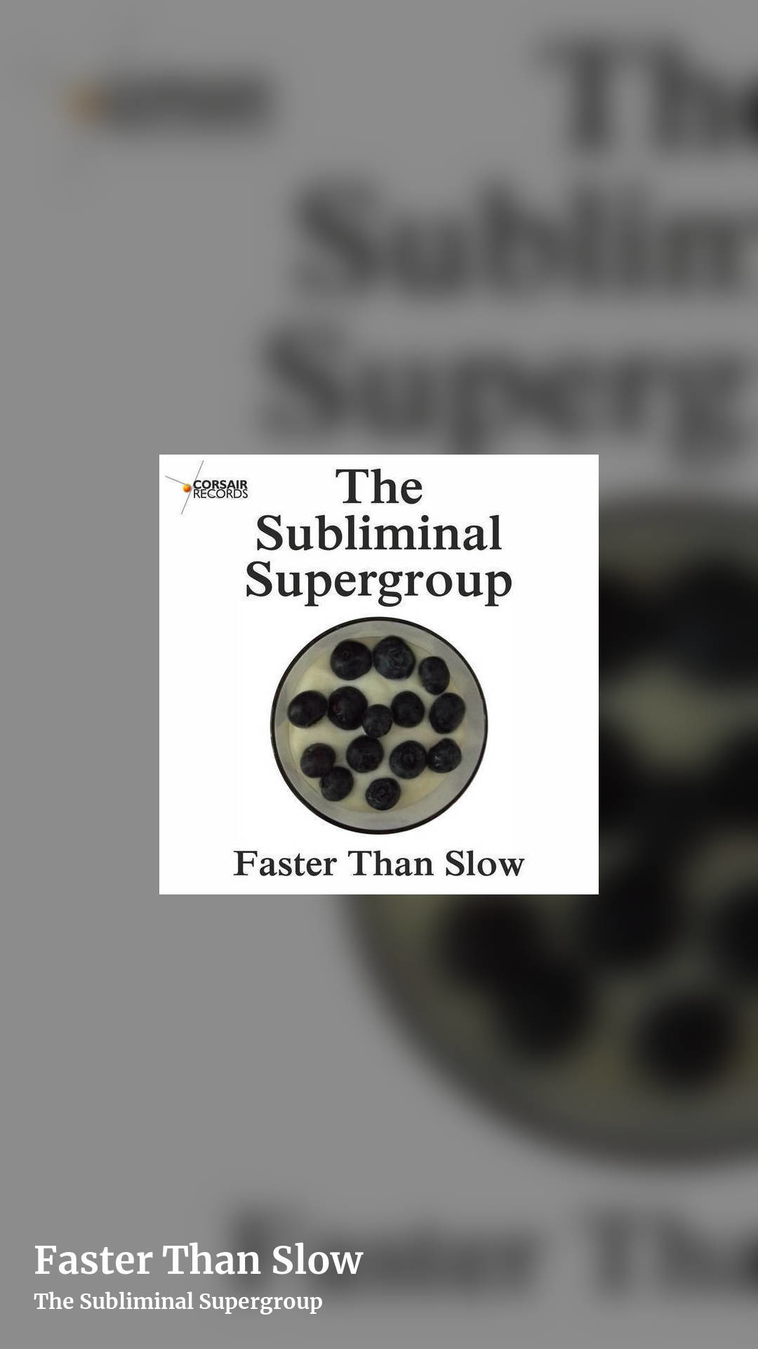 Faster Than Slow by The Subliminal Supergroup, story clean share image