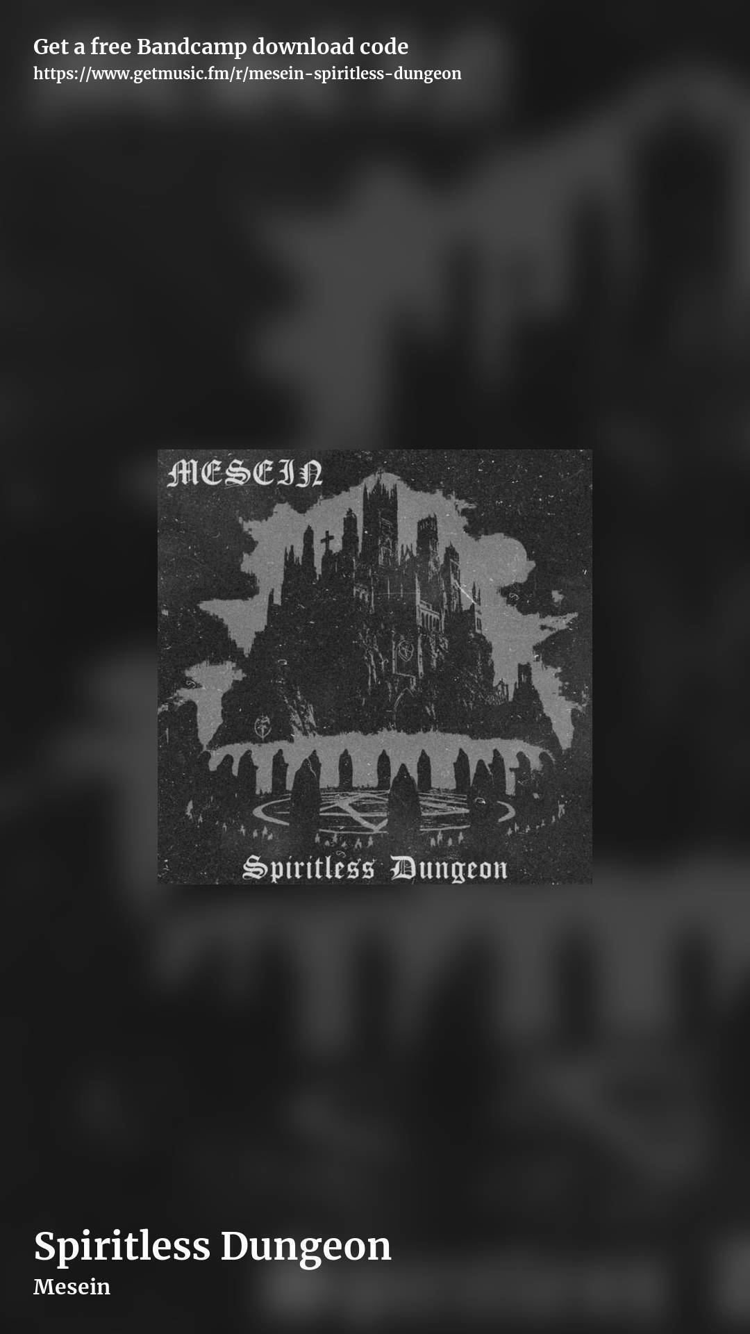 Spiritless Dungeon by Mesein, story promo share image