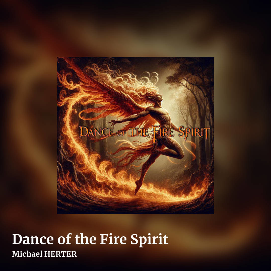 Dance of the Fire Spirit by Michael HERTER, square clean share image
