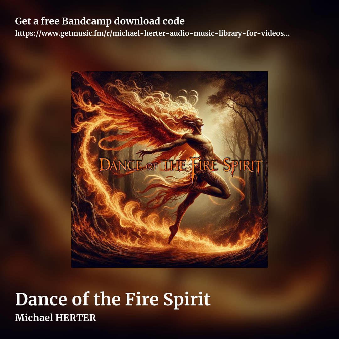 Dance of the Fire Spirit by Michael HERTER, square promo share image