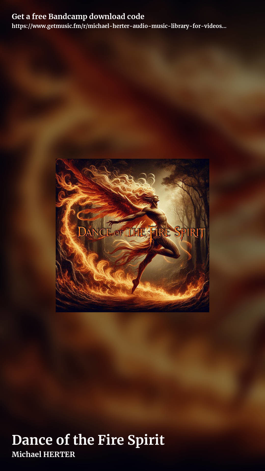Dance of the Fire Spirit by Michael HERTER, story promo share image