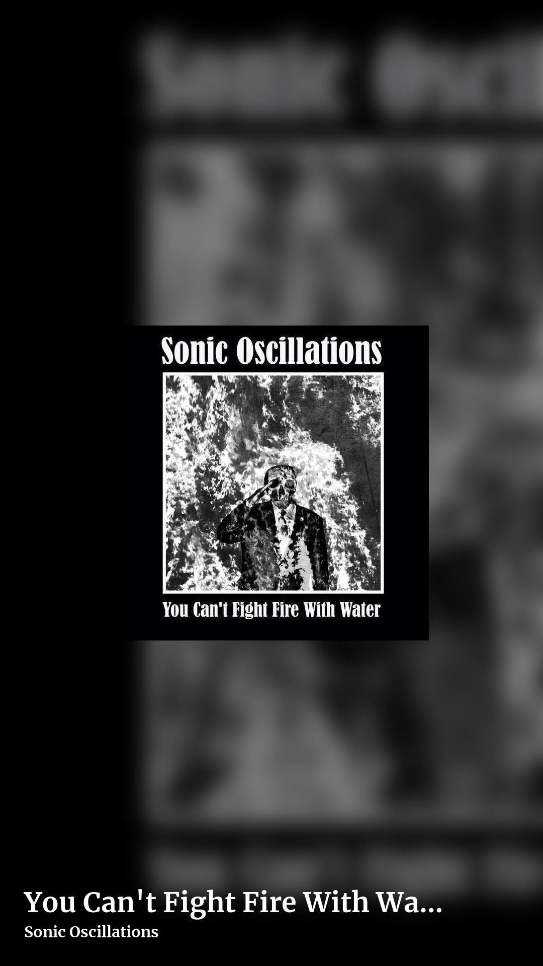 You Can't Fight Fire With Water by Sonic Oscillations, story clean share image