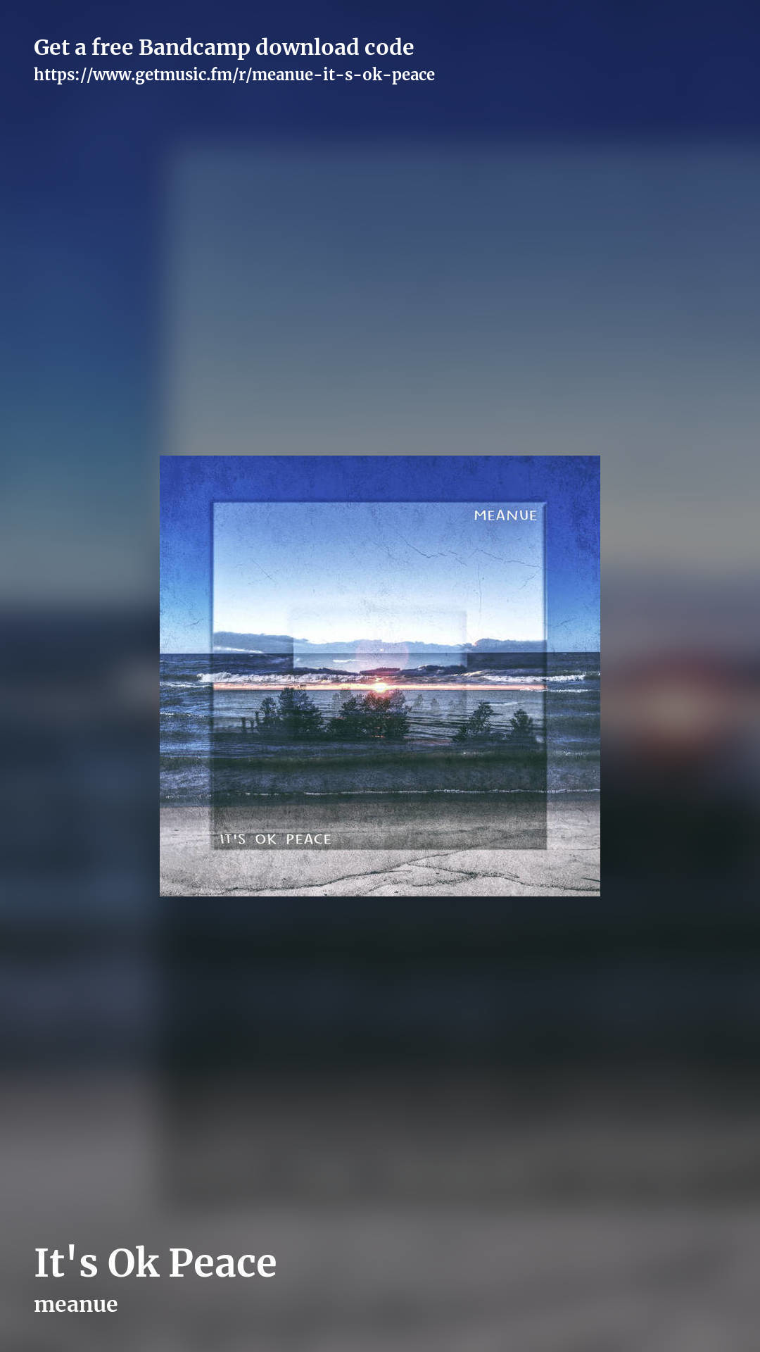 It's Ok Peace by meanue, story promo share image