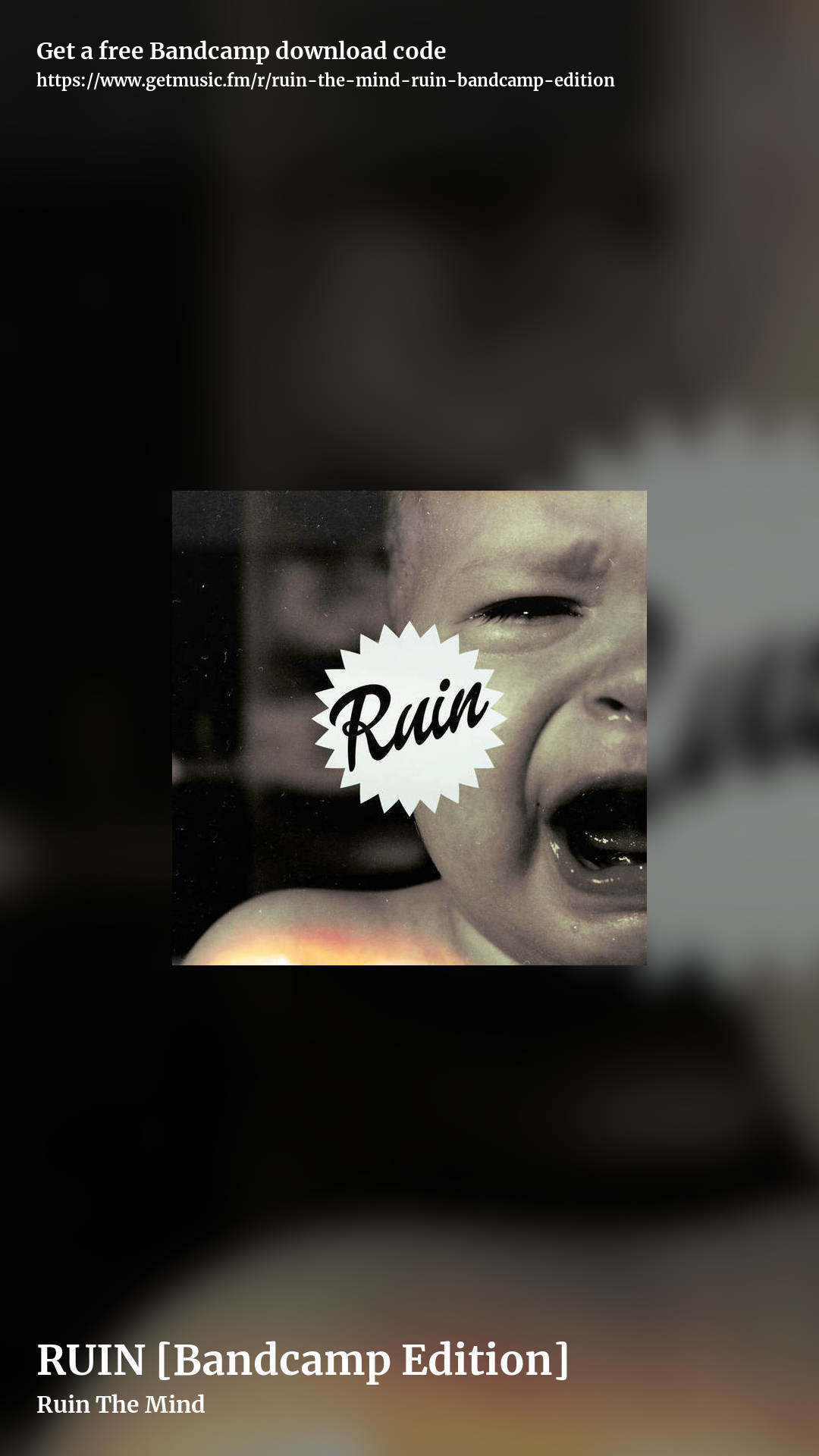 RUIN [Bandcamp Edition] by Ruin The Mind, story promo share image