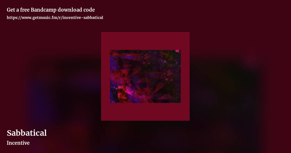 Sabbatical by Incentive, landscape promo share image
