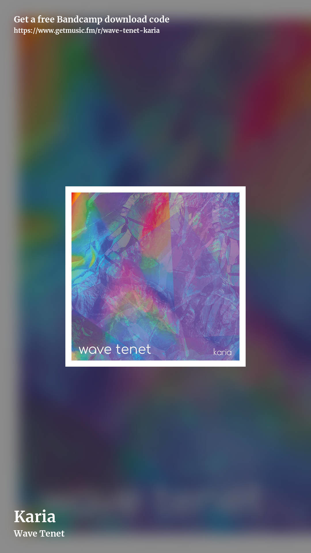 Karia by Wave Tenet, story promo share image