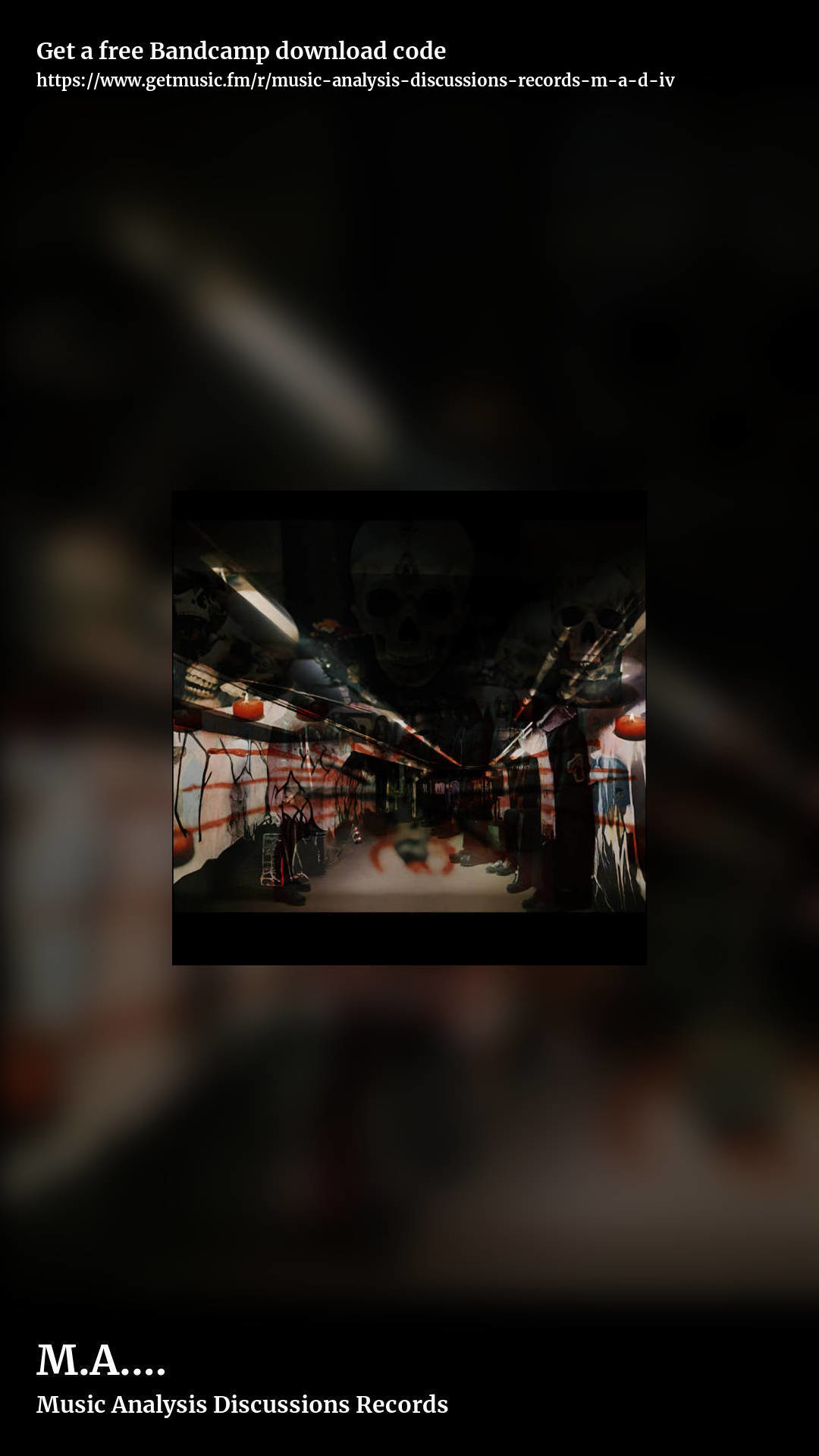 M​​​​​​​.​​​​​​​A​​​​​​​.​​​​​​​D. IV by Music Analysis Discussions Records, story promo share image