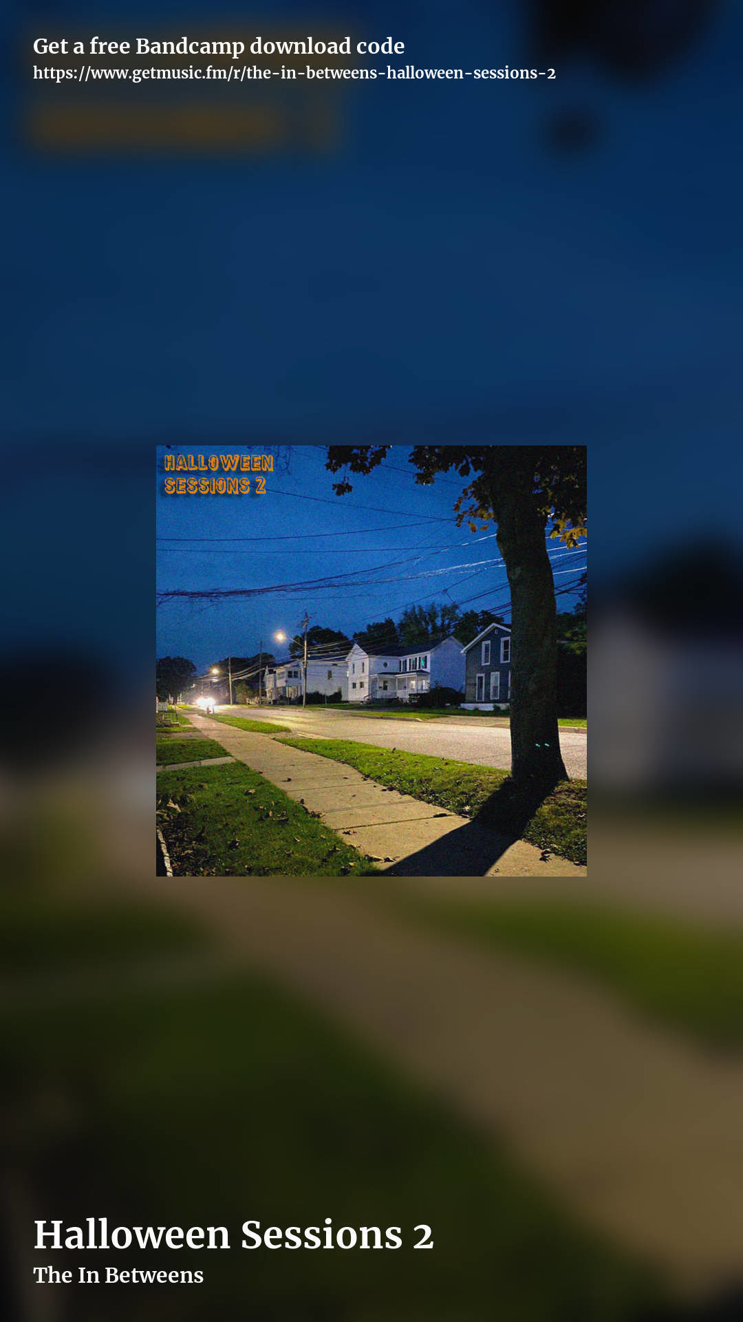 Halloween Sessions 2 by The In Betweens, story promo share image