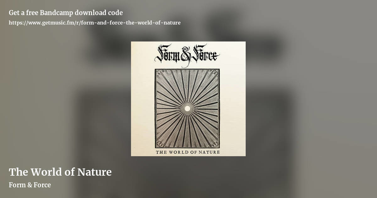 The World of Nature by Form & Force, landscape promo share image