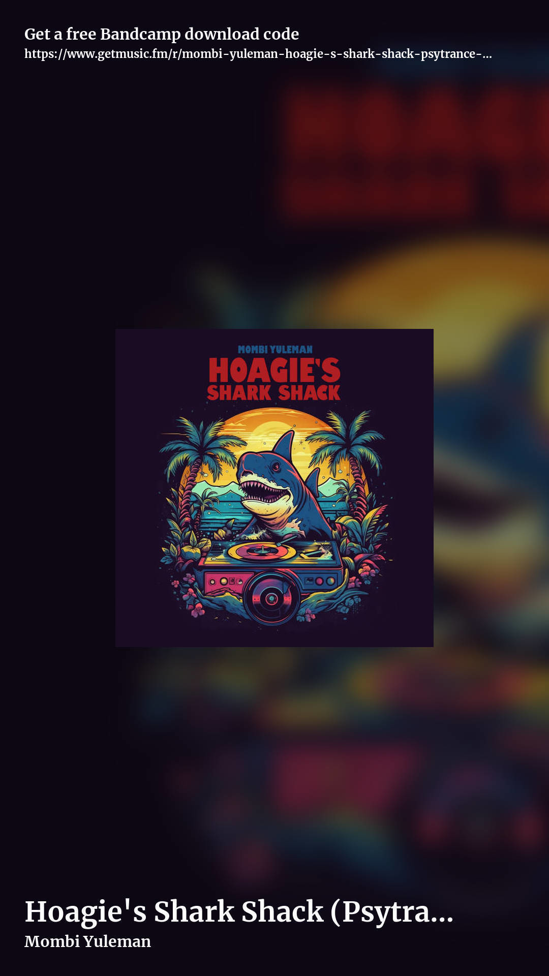 Hoagie's Shark Shack (Psytrance 135-140bpm) by Mombi Yuleman, story promo share image