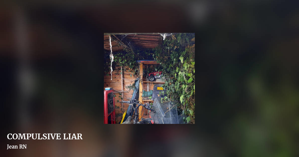 COMPULSIVE LIAR by Jean RN, landscape clean share image