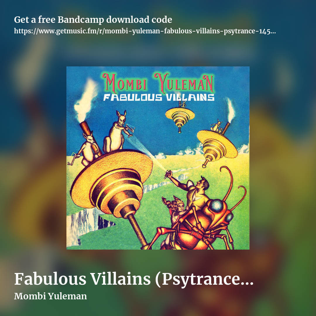 Fabulous Villains (Psytrance 145-152bpm) by Mombi Yuleman, square promo share image