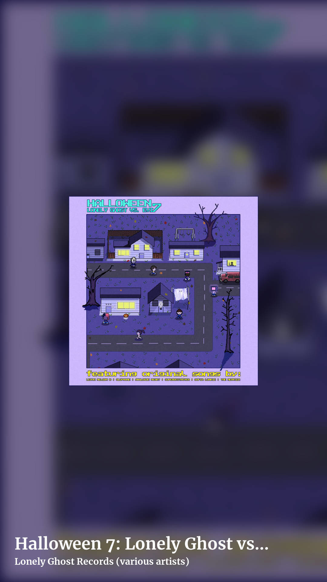 Halloween 7: Lonely Ghost vs. EviL by Lonely Ghost Records (various artists), story clean share image