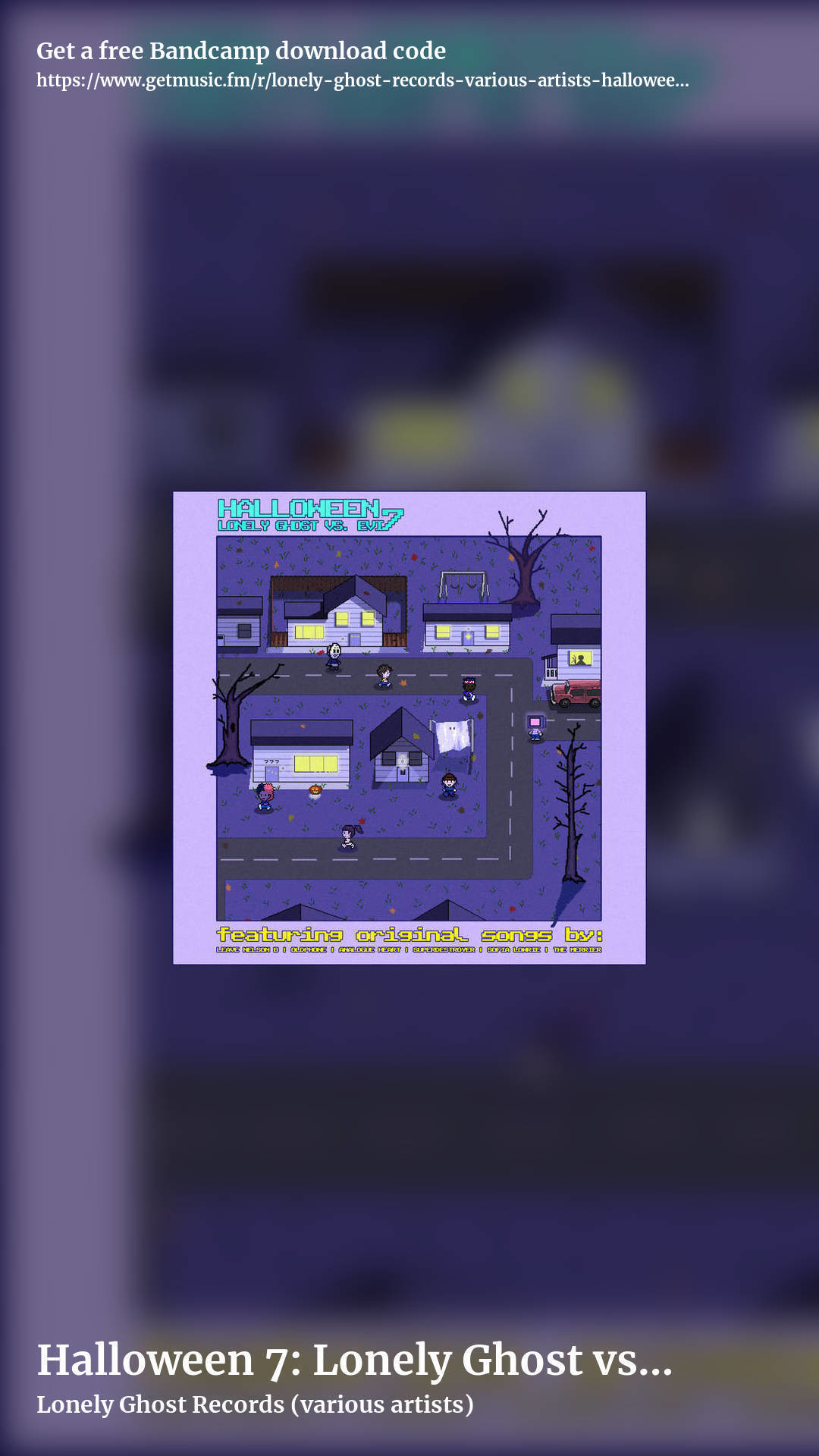 Halloween 7: Lonely Ghost vs. EviL by Lonely Ghost Records (various artists), story promo share image