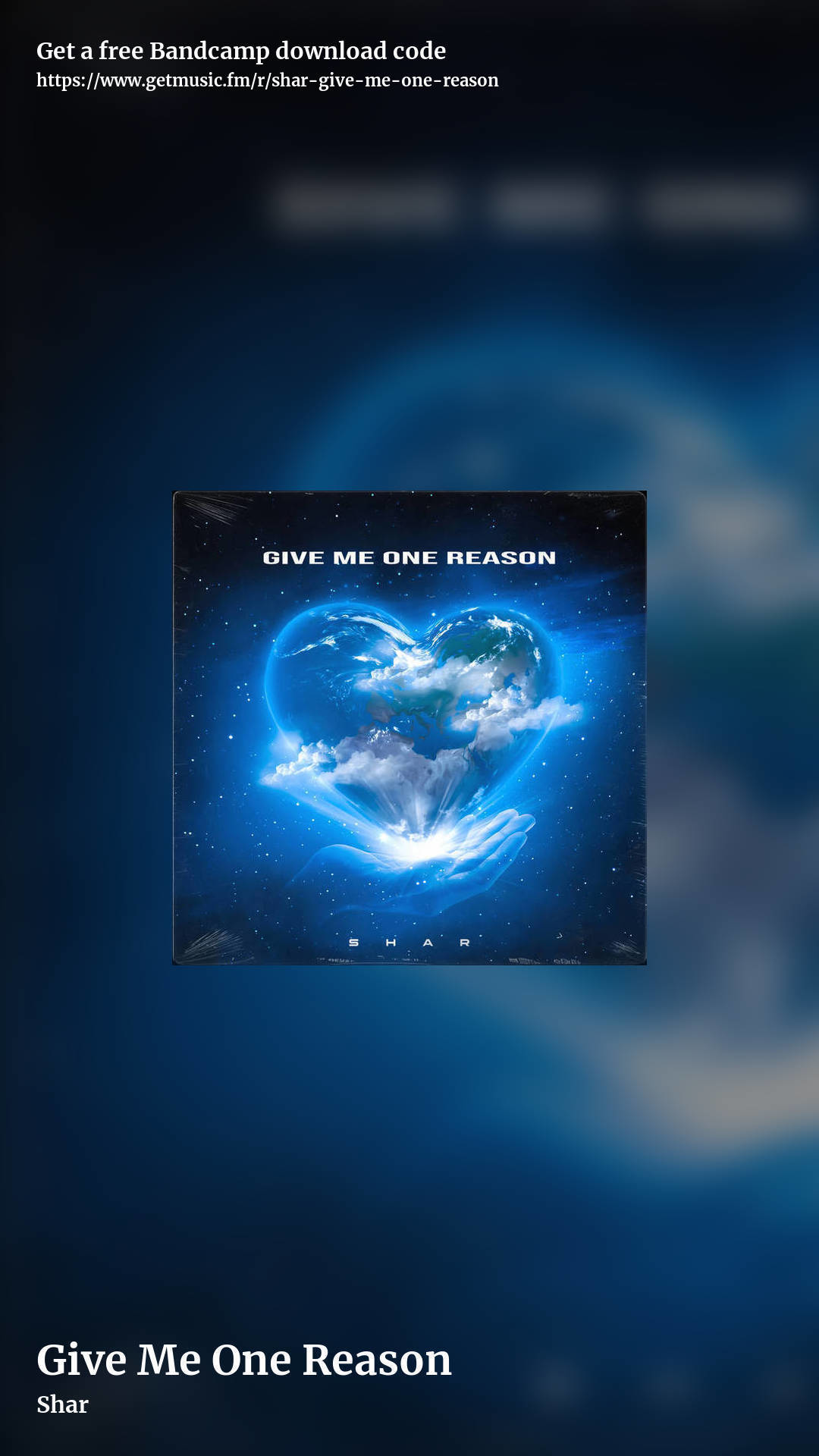 Give Me One Reason by Shar, story promo share image