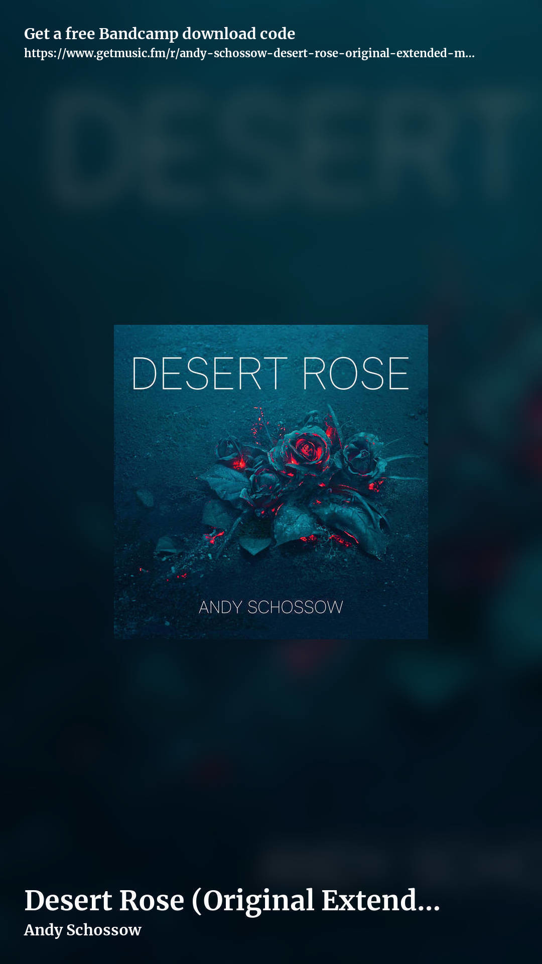 Desert Rose (Original Extended Mix) by Andy Schossow, story promo share image