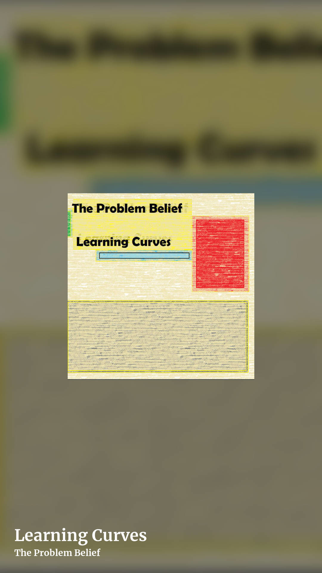 Learning Curves by The Problem Belief, story clean share image