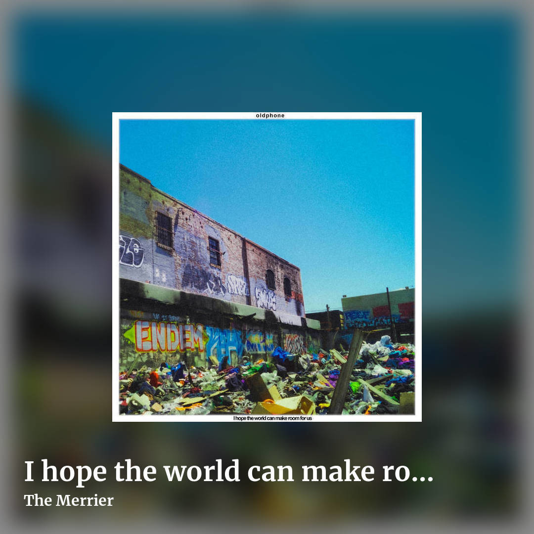 I hope the world can make room for us by The Merrier, square clean share image