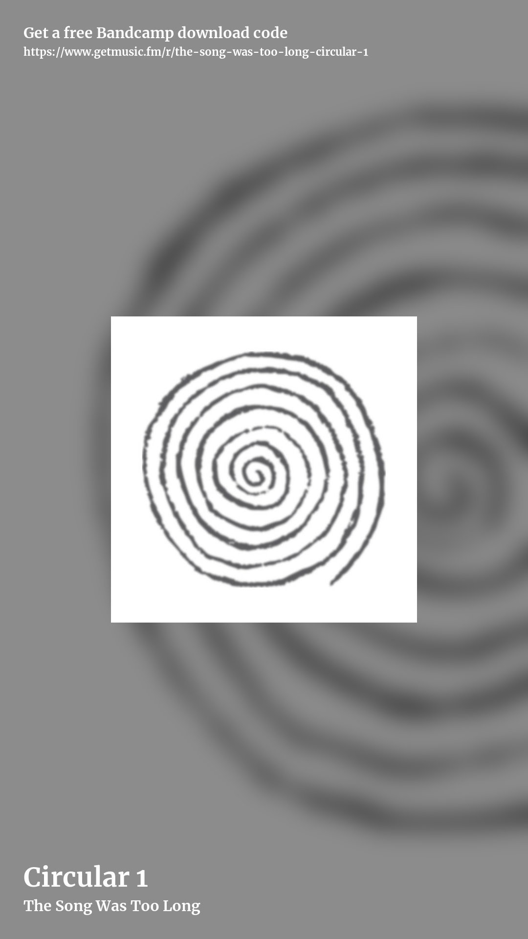 Circular 1 by The Song Was Too Long, story promo share image