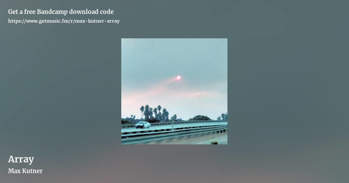 Array by Max Kutner, landscape promo share image