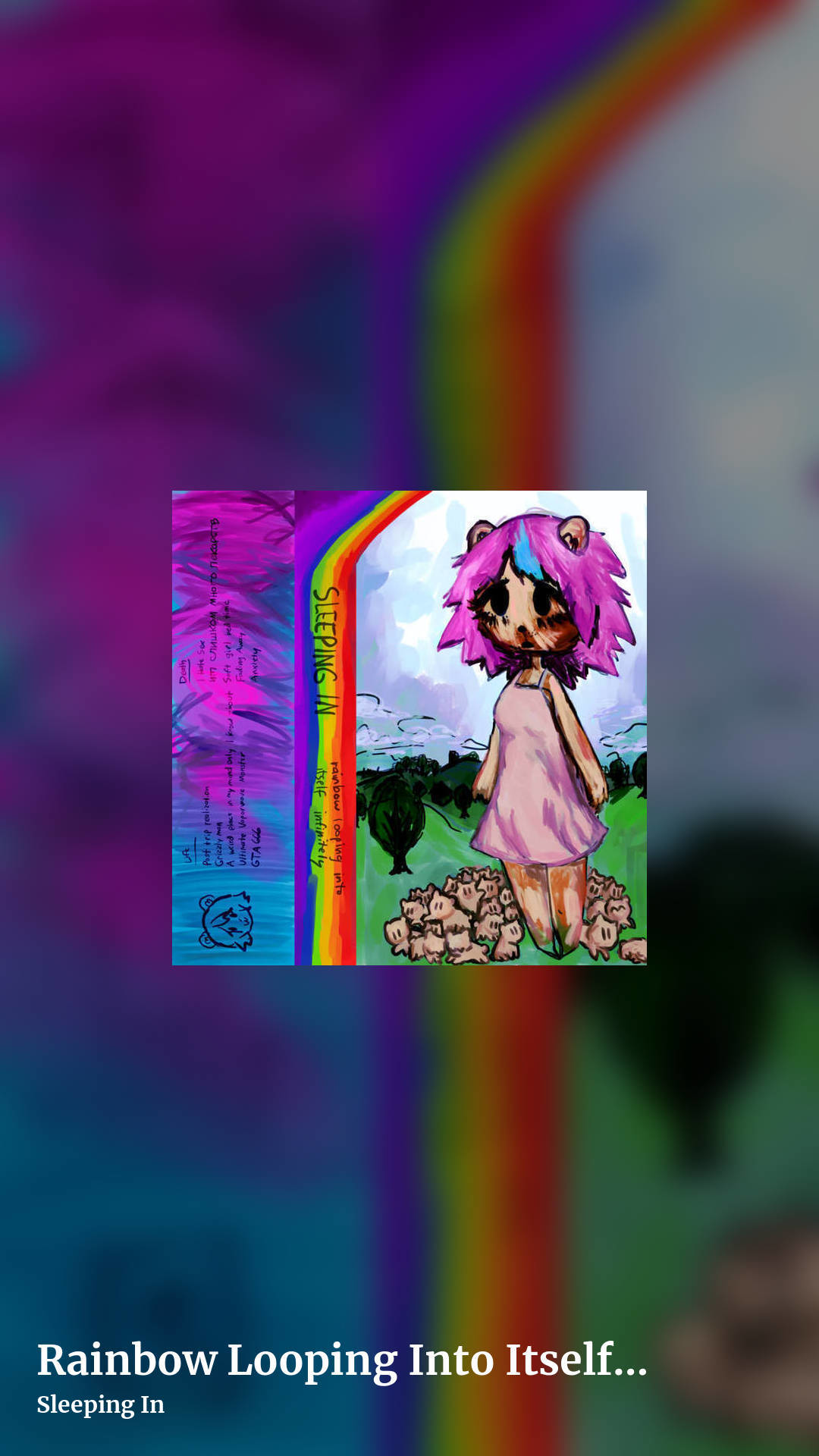 Rainbow Looping Into Itself Infinitely by Sleeping In, story clean share image