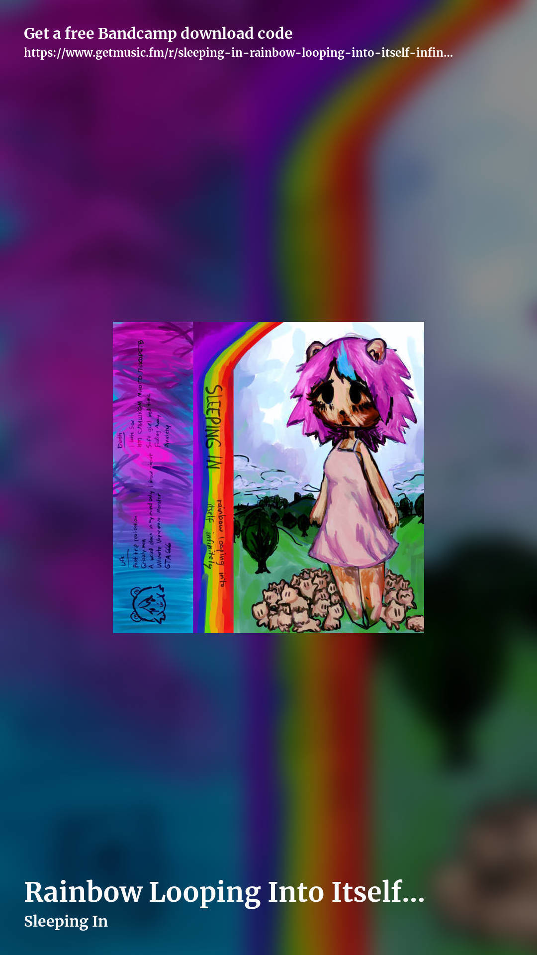 Rainbow Looping Into Itself Infinitely by Sleeping In, story promo share image
