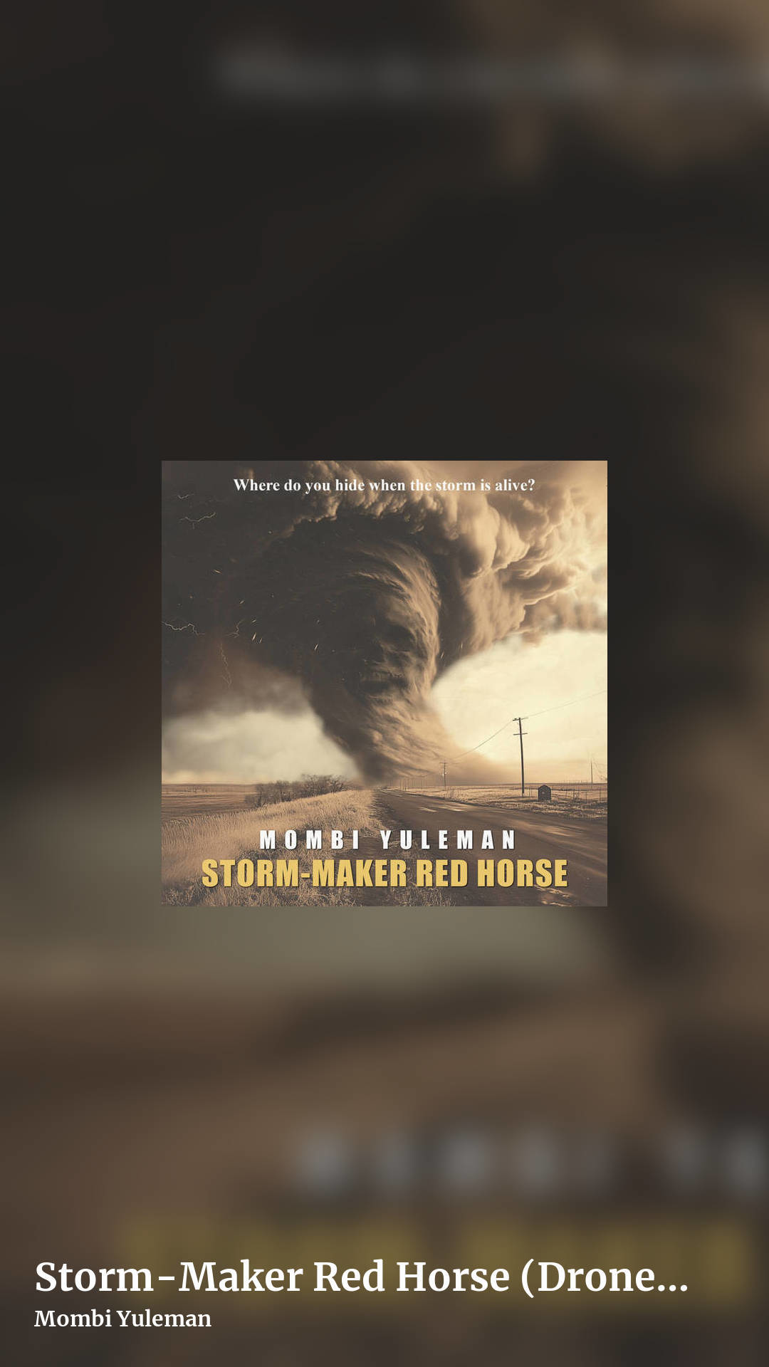 Storm-Maker Red Horse (Drone/Dark Ambient) by Mombi Yuleman, story clean share image