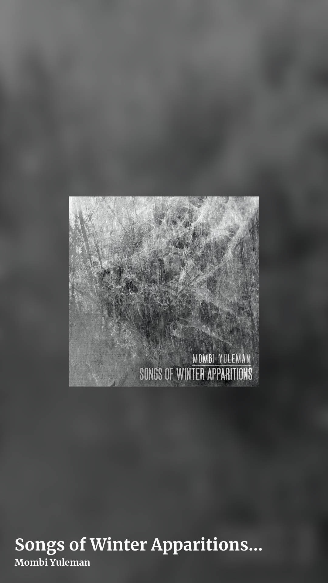 Songs of Winter Apparitions (Drone/Dark Ambient) by Mombi Yuleman, story clean share image