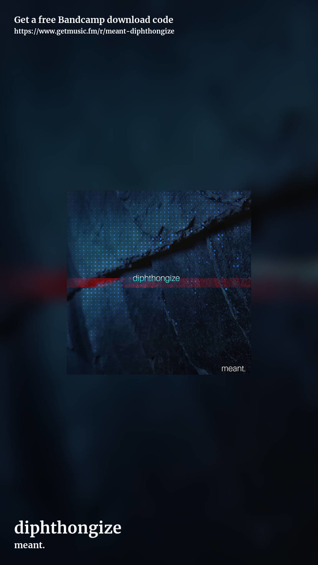 diphthongize by meant., story promo share image