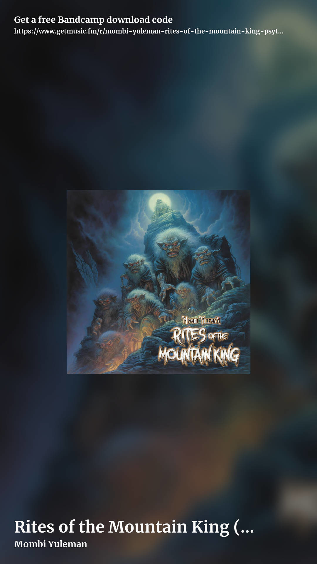 Rites of the Mountain King (Psytrance 156-157bpm) by Mombi Yuleman, story promo share image