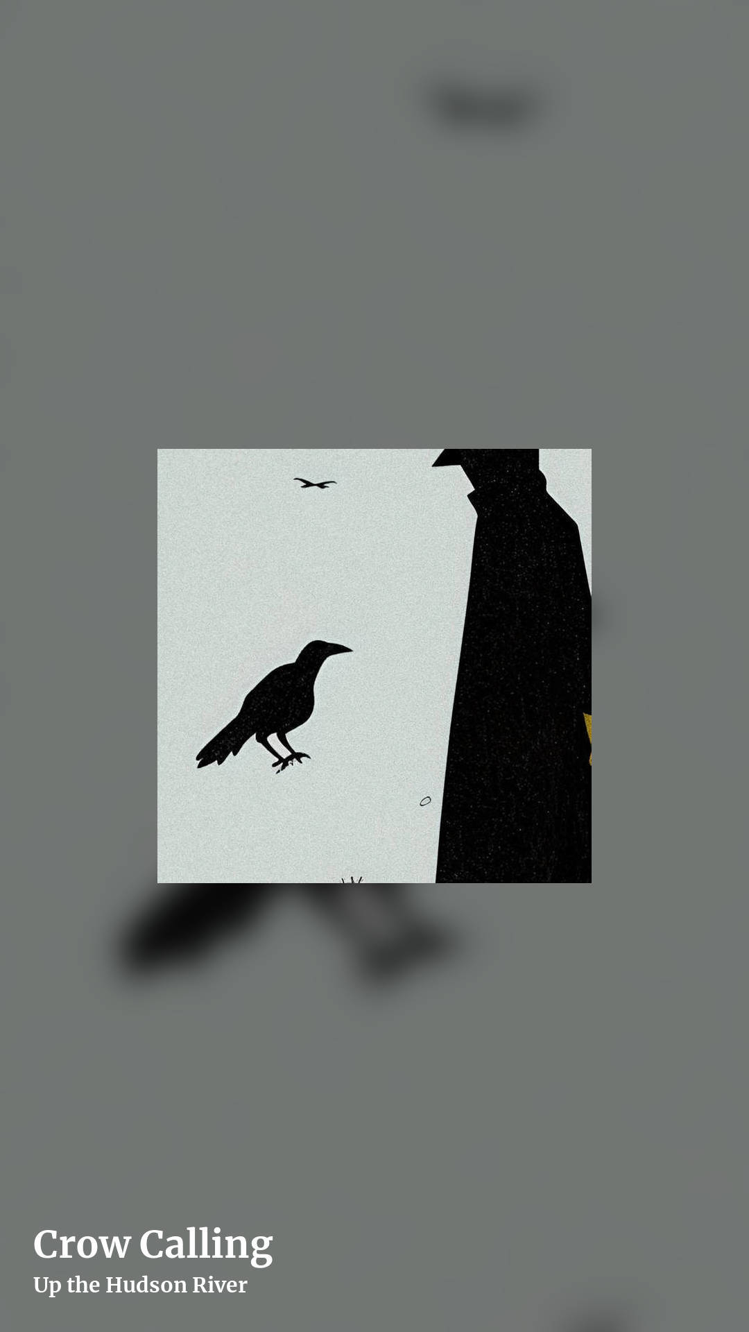 Crow Calling by Up the Hudson River, story clean share image
