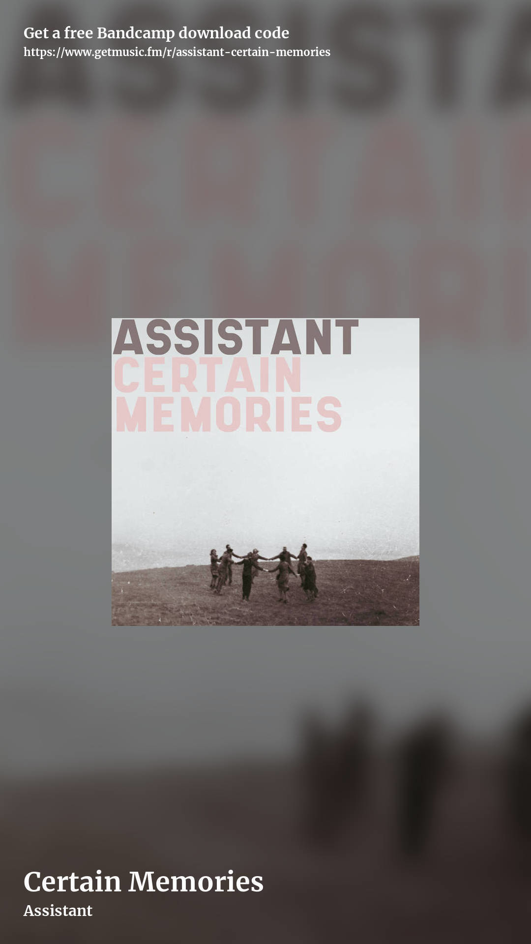 Certain Memories by Assistant, story promo share image