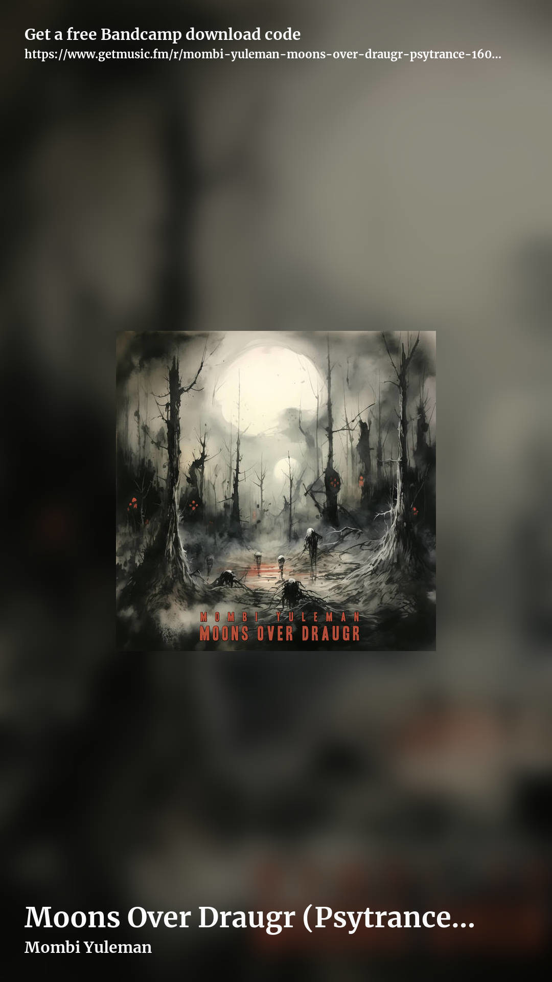 Moons Over Draugr (Psytrance 160bpm) by Mombi Yuleman, story promo share image