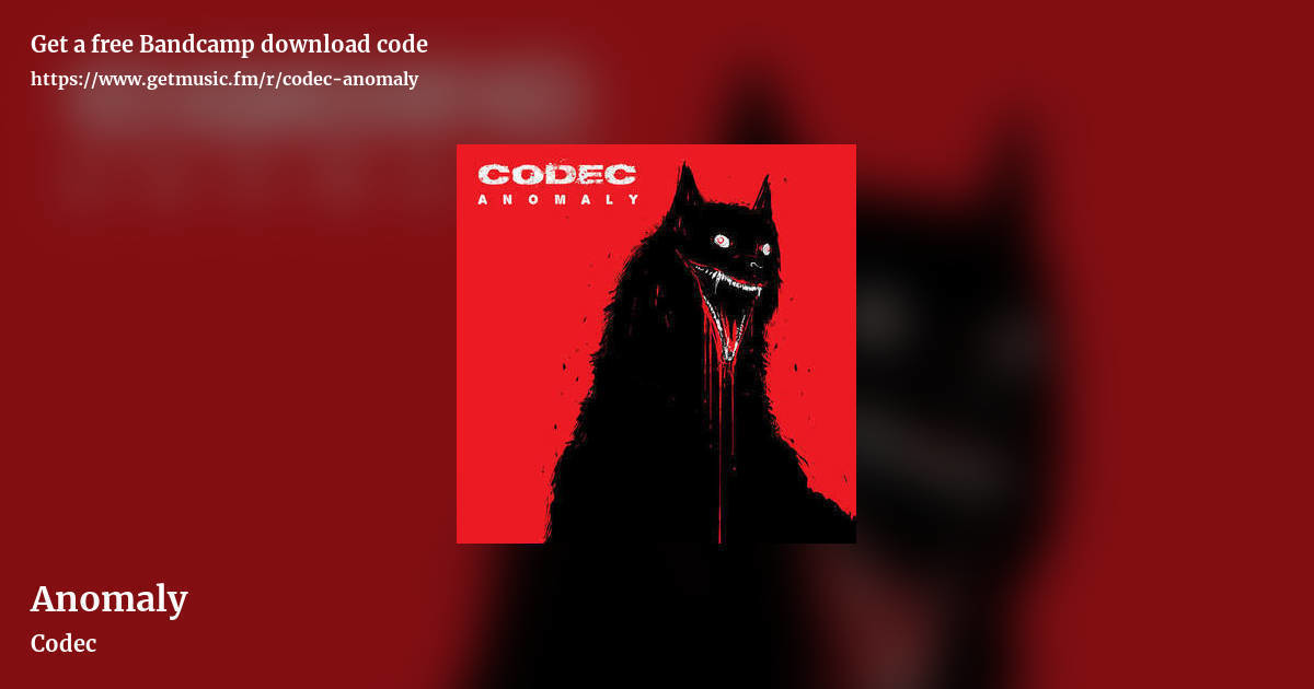 Anomaly by Codec, landscape promo share image